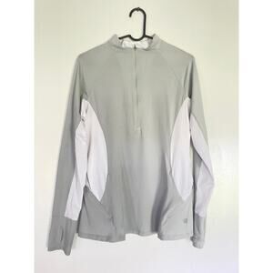 Reel Legends Women's Size Large Keep It Cool 1/4 Zip Pullover Lightweight‎